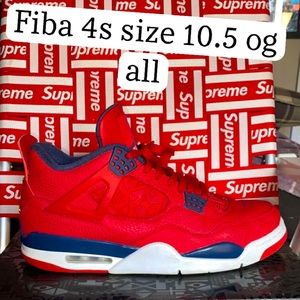 Jordan retro Fiba 4’s